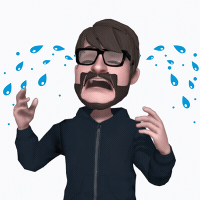 Cartoon Character With Beard And Glasses Crying GIF