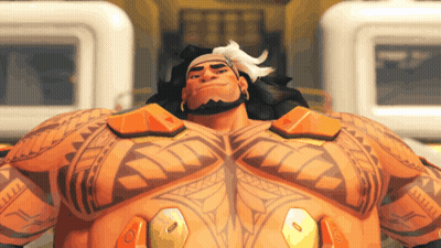 Cartoon Character With Beard And Tattoos GIF