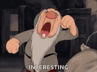 Cartoon Character With Beard Yawning Interesting GIF