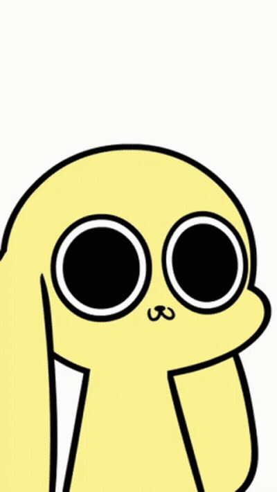 Cartoon Character With Big Eyes And Pink Afro GIF