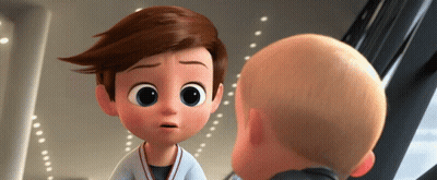 Cartoon Character With Big Eyes Talking GIF