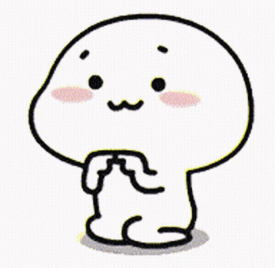 Cartoon Character With Big Head Standing On Knees GIF