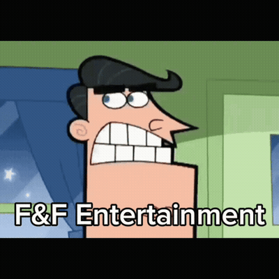 Cartoon Character With Big Mouth F & F Entertainment GIF