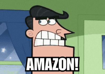Cartoon Character With Big Mouth Saying Amazon GIF