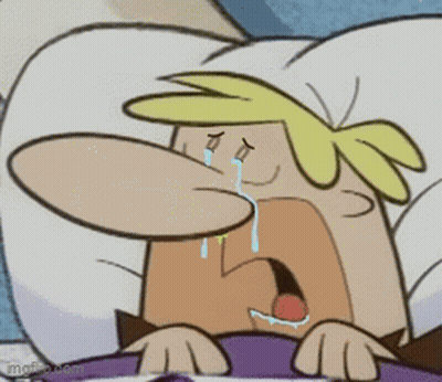 Cartoon Character With Big Nose Crying GIF