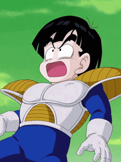 Cartoon Character With Black Hair And White Armor GIF