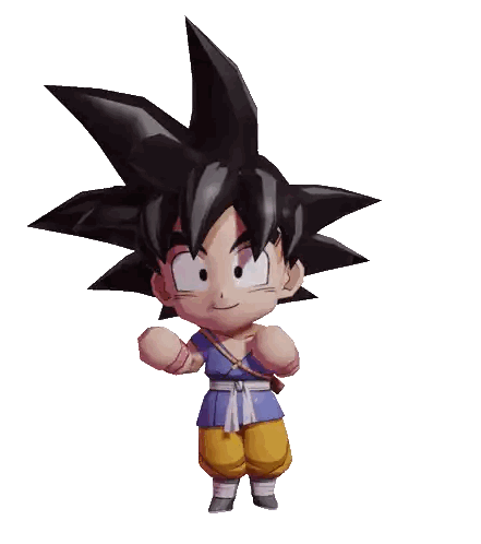 Cartoon Character With Black Hair And Yellow Pants Sticker