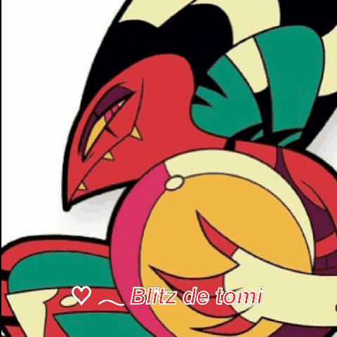 Cartoon Character With Blitz De Tomi GIF