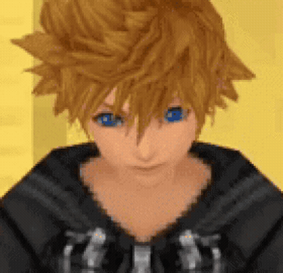 Cartoon Character With Blonde Hair And Blue Eyes GIF