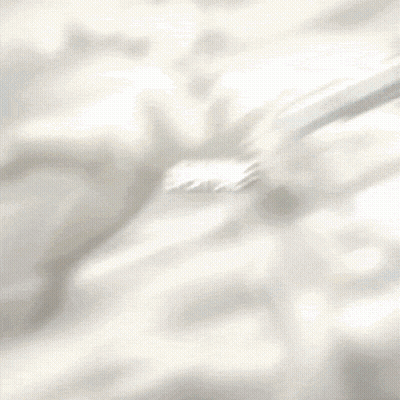 Cartoon Character With Blue And White Fish GIF