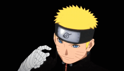 Cartoon Character With Blue Eyes And Swirl Headband GIF