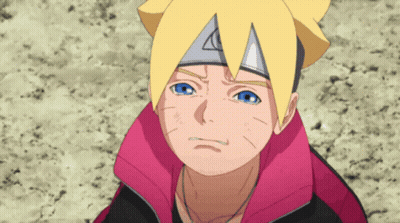 Cartoon Character With Blue Eyes And Yellow Headband GIF