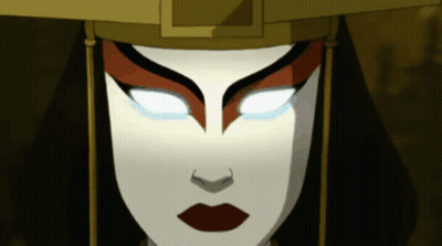 Cartoon Character With Blue Eyes Close Up GIF