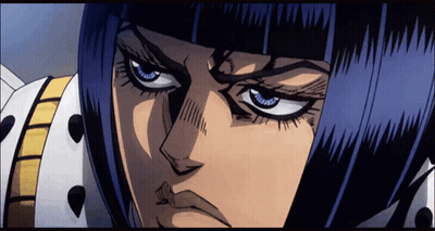 Cartoon Character With Blue Hair And Eyes GIF