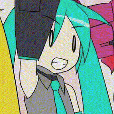 Cartoon Character With Blue Hair GIF