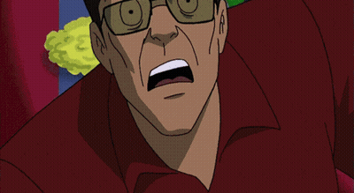 Cartoon Character With Blue Hat And Yellow Hair GIF