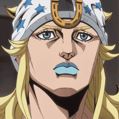 Cartoon Character With Blue Lips GIF