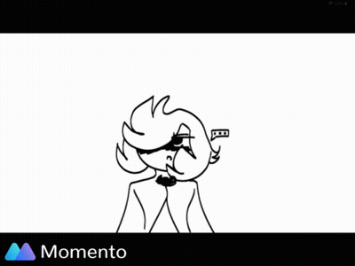 Cartoon Character With Bow Tie And Sunglasses GIF