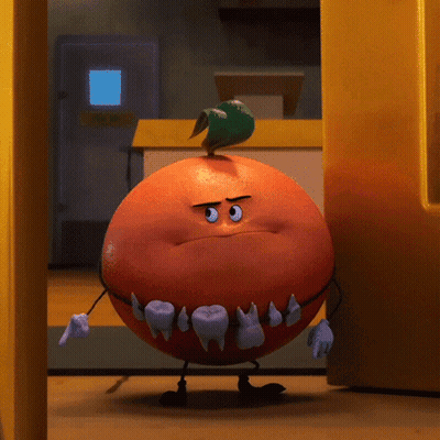 Cartoon Character With Braces Saying Mine GIF