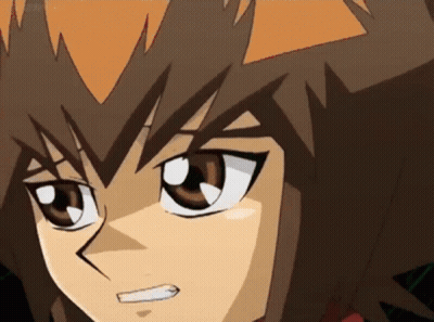 Cartoon Character With Brown Hair And White Eyes GIF