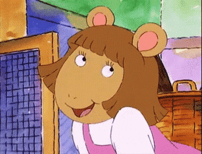 Cartoon Character With Brown Hair GIF