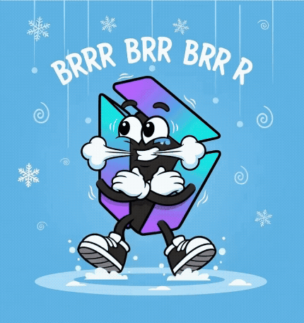 Cartoon Character With Brrr Brrr Brrr R GIF