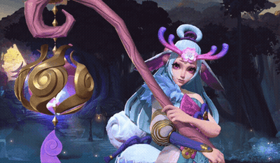 Cartoon Character With Cane And Lantern GIF