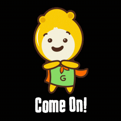 Cartoon Character With Cape Saying G GIF