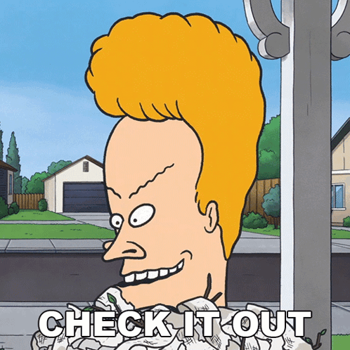 Cartoon Character With Check It Out GIF