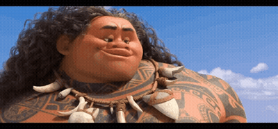 Cartoon Character With Chest Tattoo And Snake Necklace GIF