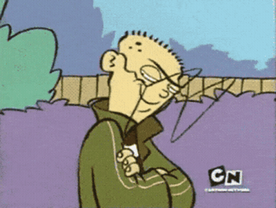Cartoon Character With CN Logo GIF