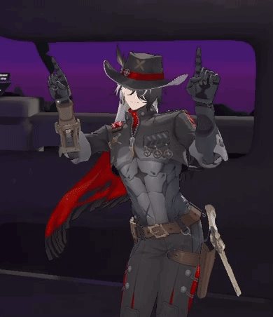 Cartoon Character With Cowboy Hat And Gun GIF