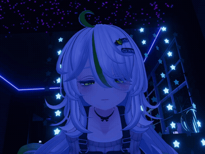Cartoon Character With Crescent Moon Hair