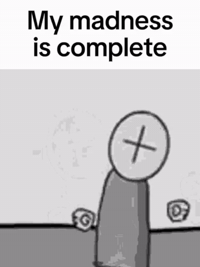 Cartoon Character With Cross On Head GIF