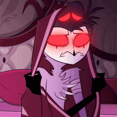 Cartoon Character With Crown And Red Eyes GIF