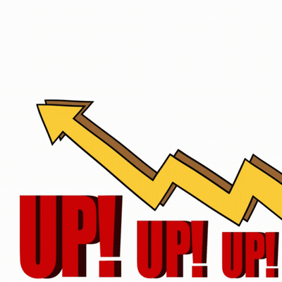 Cartoon Character With Crown Saying Up! Up! Up! GIF