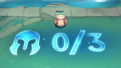 Cartoon Character With Crown Surrounded By Blue Letters Mo 5 GIF