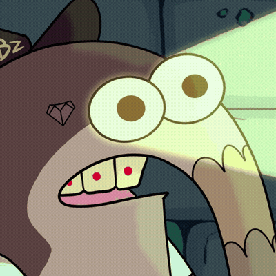 Cartoon Character With Diamond On Forehead And BZ Hat GIF
