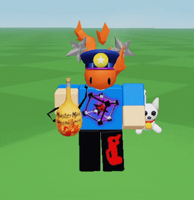 Cartoon Character With Dog And Coca Cola Bottle GIF