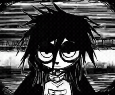 Cartoon Character With Dreadlocks And Mask GIF