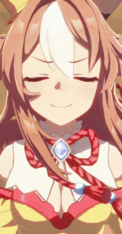 Cartoon Character With Eyes Closed Close Up GIF