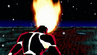 Cartoon Character With Fire Head Thumbs Up GIF