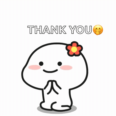 Cartoon Character With Flower In Hair Saying Thank You GIF