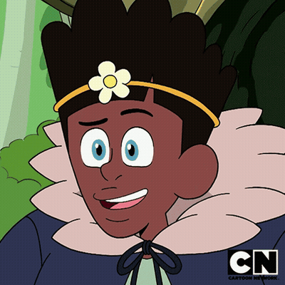 Cartoon Character With Flower On Head Sponsored By CN GIF