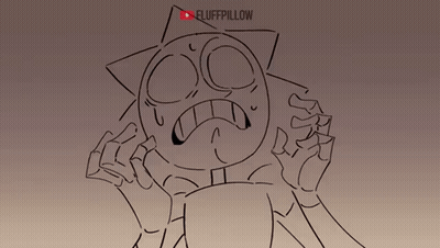Cartoon Character With Fluffypillow