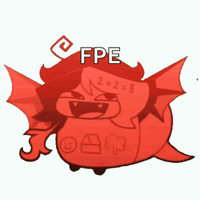 Cartoon Character With FPE GIF