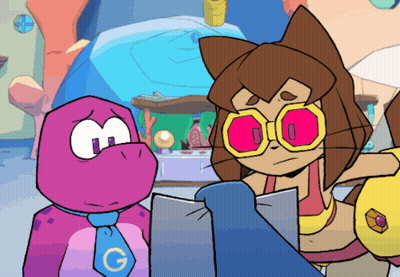 Cartoon Character With G Tie GIF