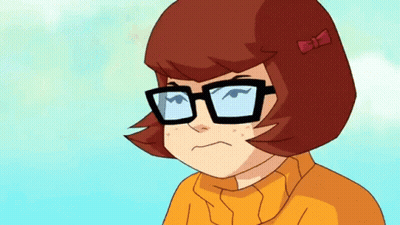 Cartoon Character With Glasses And Bow Looking Angry GIF