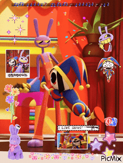 Cartoon Character With Glasses And Colorful Hat GIF