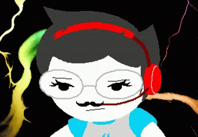 Cartoon Character With Glasses And Headphones GIF